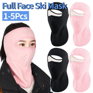 1-5 Pcs Full Face Cover Hat Balaclava Hat Special Forces Sun protection Winter Ski Cycling Hat Outdoor Sports Warm Face Mask