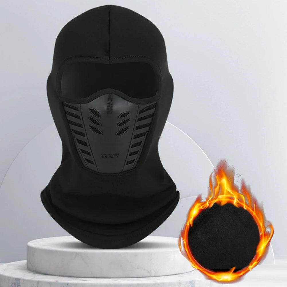 1-5PCS Winter Thermal Balaclava Motorcycle Scarf Hat Men Women Ski Running MTB Bike Windproof Ear Caps for Outdoor Cycling