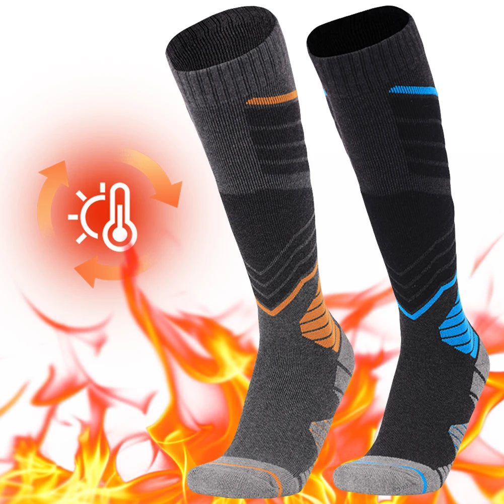 1-5Pair Hiking Socks Cycling Soccer Snowboard Socks Winter Warm Thickening Ski Stockings for Outdoor Skiing Cycling Running Hik