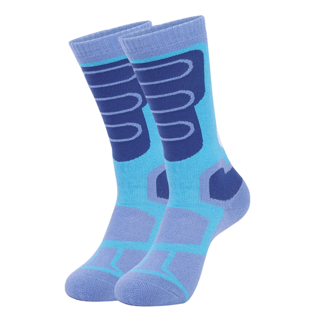 1Pair Children's Ski Socks Warm Winter Socks for Boys and Girls Thermal Ski Socks Warm Snowboarding Socks for Outdoor Warm