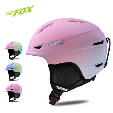 BATFOX New Safe All-in-one Warm Ski Helmet Breathable and Comfortable Outdoor Sports Skating Equipment for Men and Women
