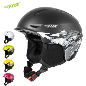 BATFOX Professional Half-covered Ski Helmet Integrally-molded Sports man women snow Skiing Snowboard Helmets