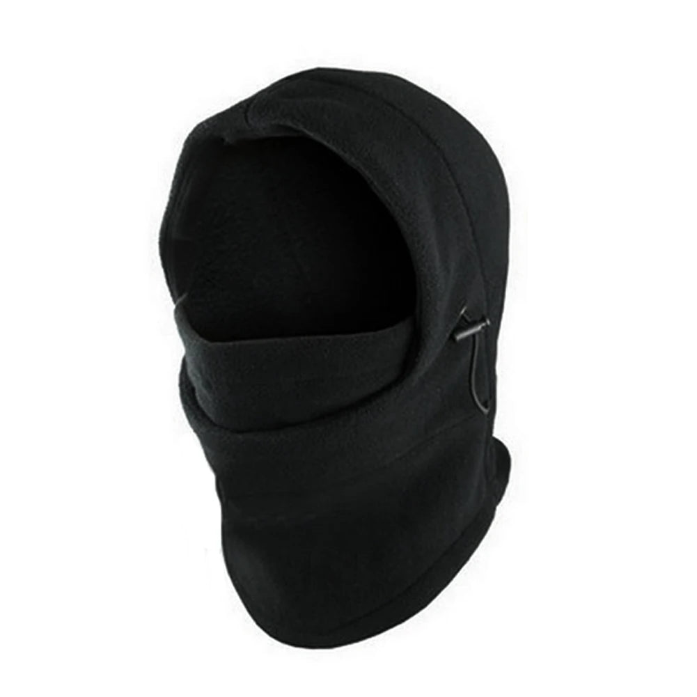 Camping Hiking Hats Thermal Hood Wind Stopper Double Sides Face Mask Black Swat Ski Bike for Outdoor Cold Day