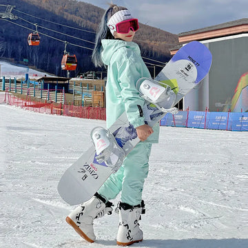 DOOKSNOW Winter Warm Breathable Men And Women's Ski Suit Outdoor Waterproof Snow Jacket And Pants Male Female Snowboard Clothing