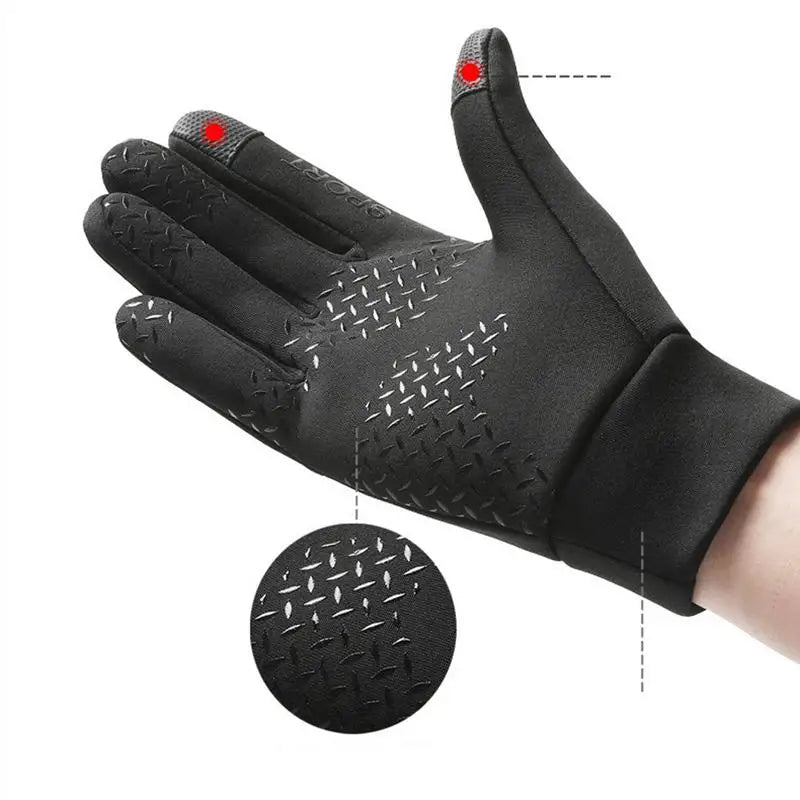 Electric Heated Gloves Winter Warm Gloves USB Touch Screen Gloves Motorcycle Snowboard Cycling Hand Warmer for Driving Skiing