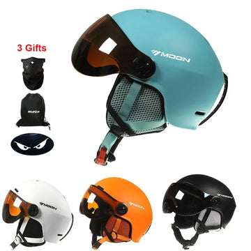 High Quality Skiing Helmet Goggles Integrally-Molded PC+EPS Outdoor Sports Ski Snowboard Skateboard Helmets For Unisex