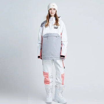 MUTUSNOW 2025 Man's And Woman's Warm Ski Suit Windproof Waterproof Costumes Snowboarding Clothing Couple Winter Jacket And Pants