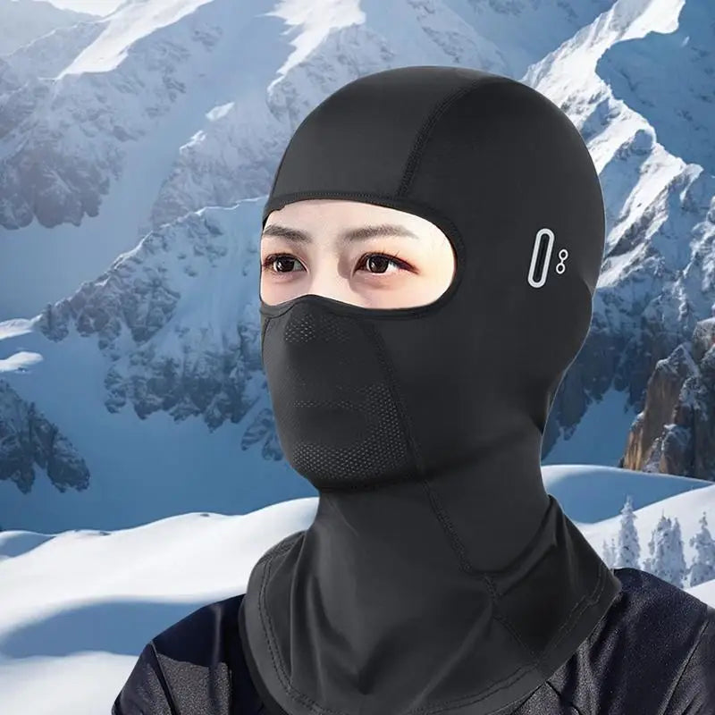Men Women Cold-Proof Thermal Scarf Winter Ski Hat Waterproof Full Face Mask Ski Cycling Hunting Head Neck Cover Helmet LinerCap