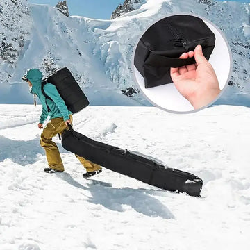 Ski Bag Waterproof Single Ski Carry Bag Store And Transport Single Snowboard Ski Equipment Storage Bag For Air Travel