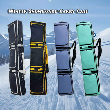 Snowboard Sleeve with Wheels for Adults Large Capacity Carrying Bag with Top Handle Protective Ski Bag for Winter Sports Skiing