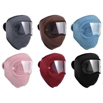 Windproof Face Warm Mask Winter Ski Breathable Masks Reusable Plush Face Shield Cycling Caps Skin-friendly And Comfortable