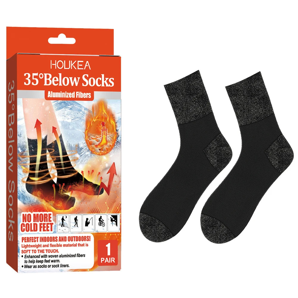 Winter Self-Heating Socks Thermal Heated Socks Outdoor Ski Socks Warm Heating Socks for Sports Camping Skiing Fishing