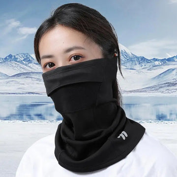 Winter Sports Thermal Bandana Half Mask Face Cover Hiking Cycling Training Snowboard Ski Neck Warmer Gaiter Tube Scarf Women Men