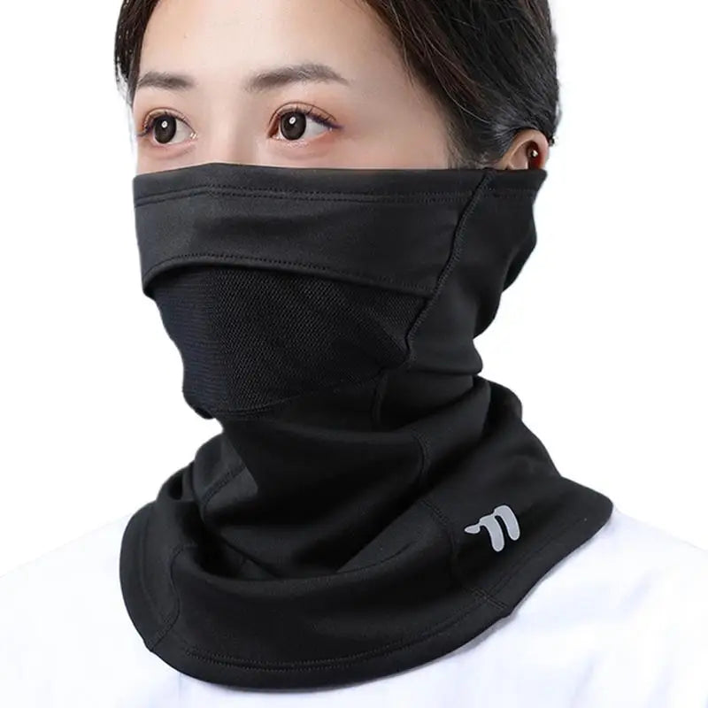 Winter Sports Thermal Bandana Half Mask Face Cover Hiking Cycling Training Snowboard Ski Neck Warmer Gaiter Tube Scarf Women Men