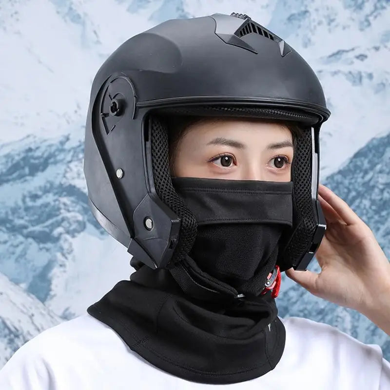 Winter Sports Thermal Bandana Half Mask Face Cover Hiking Cycling Training Snowboard Ski Neck Warmer Gaiter Tube Scarf Women Men