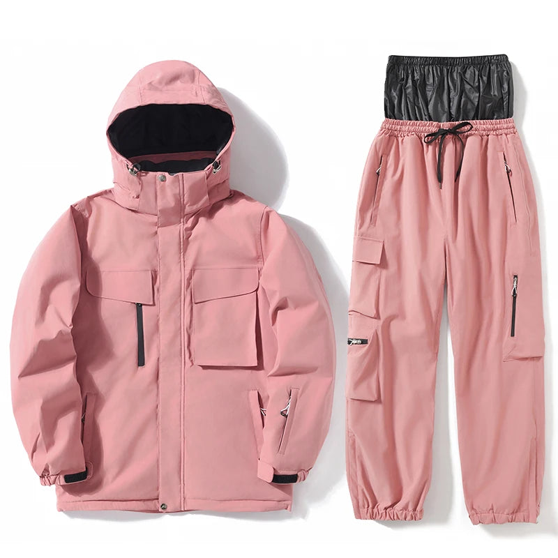 Women's and Men's Ski Clothes, Ski Jacket, Snowboarding Snow Suit Sets, Skiing Jacket and Pant, Winter Outdoor Sports Suit,